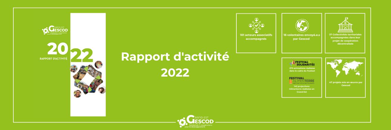 Le rapport d’activité 2022 est arrivé !