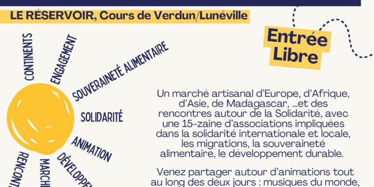 Marché du Monde Solidaire – Festival des Solidarités 2026